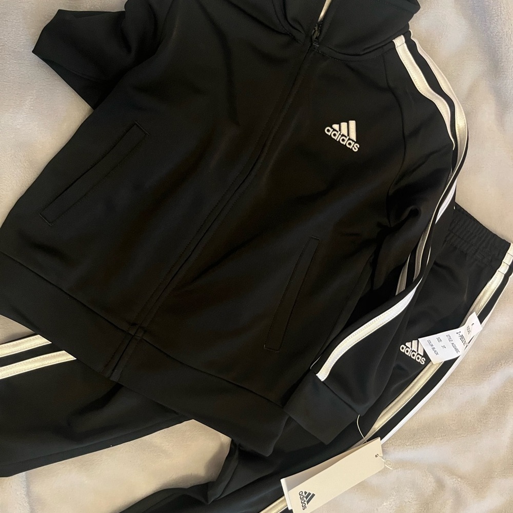 Toddler Boys Adidas Track Suit Set
